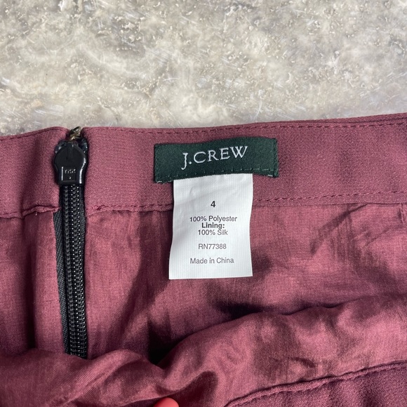 J. Crew Purple Sequin Midi Skirt Size 4 - Picture 3 of 3